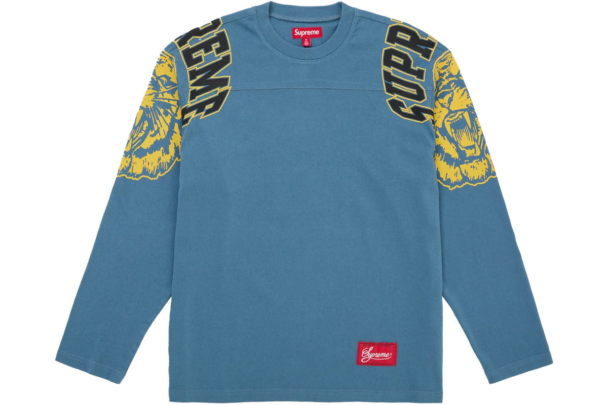 SVPR£M£ Mascot L/S BLUE Football Shirt Chosen mode