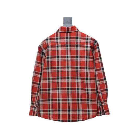 CH0M£ HEVRT$ Lined Flannel Jacket 'Red/Plaid' Chosen mode