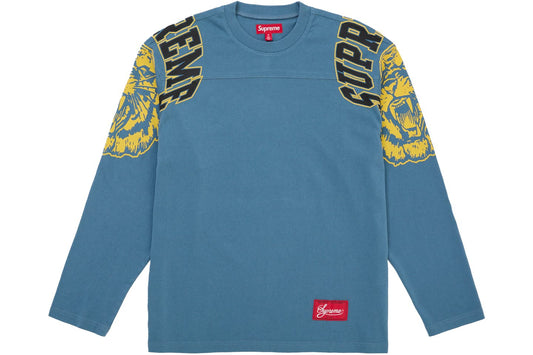 SVPR£M£ Mascot L/S BLUE Football Shirt