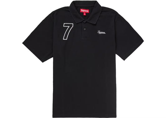 POLO SVPR£M£ CURSIVE black