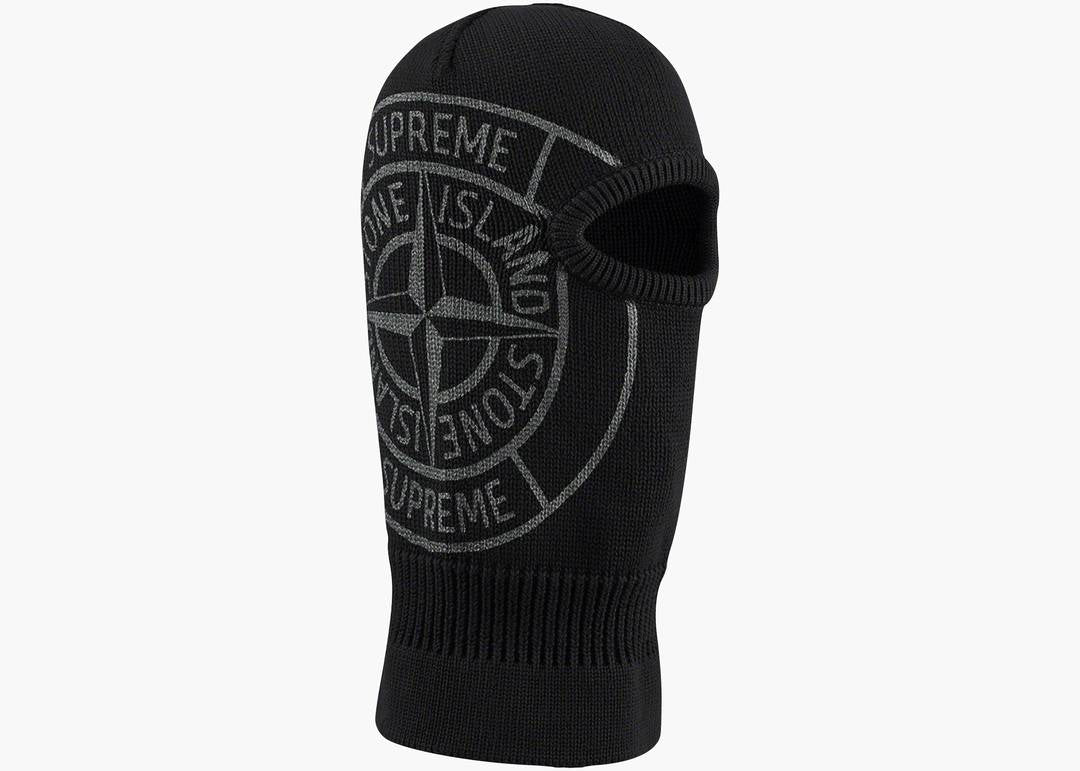 Fw20 SVPR£M£ X ST0N£ l$LVND Glow Knit Balaclava Black Supreme/stone Chosen mode
