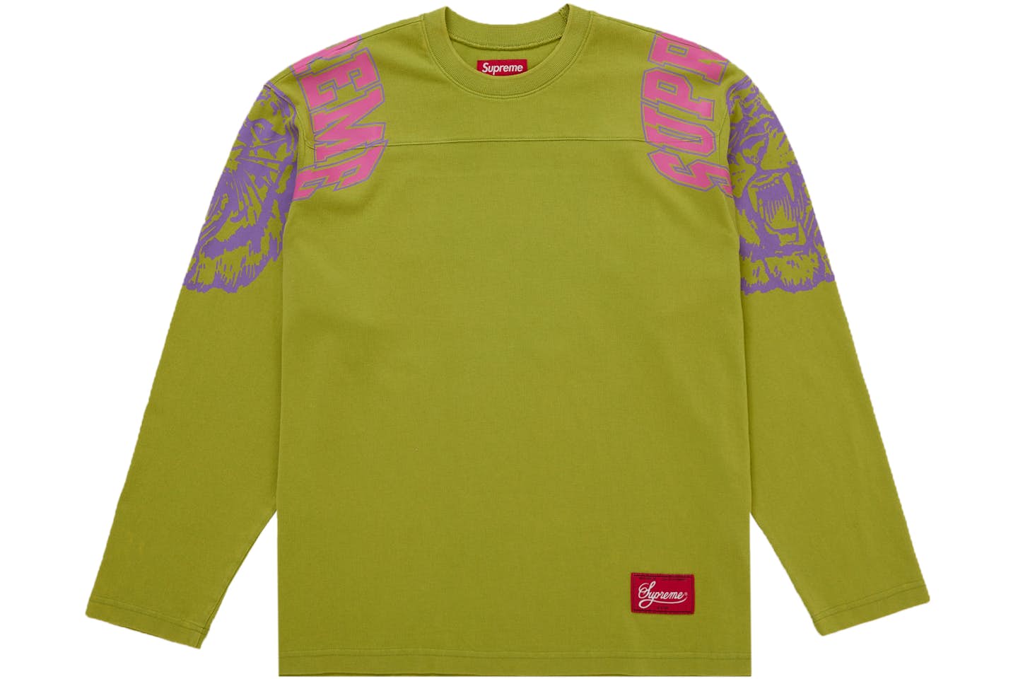 SVPR£M£ Mascot L/S DARK YELLOW Football Shirt