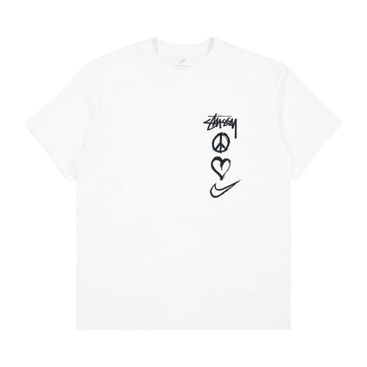 N|K£ x STVSSY NRG Short-Sleeve Tee 'Summit White'