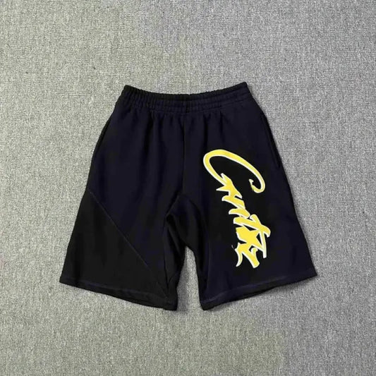 C0RT£lZ CRTE Graphic Print Shorts Black