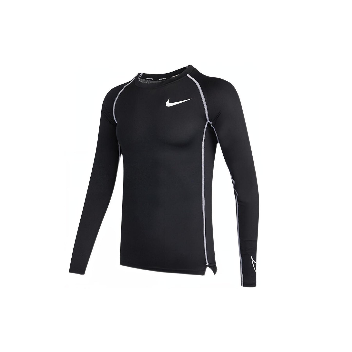 N|K£ PRO Dri-FIT Men's Tight-Fit Training Long Sleeve T-Shirt Black