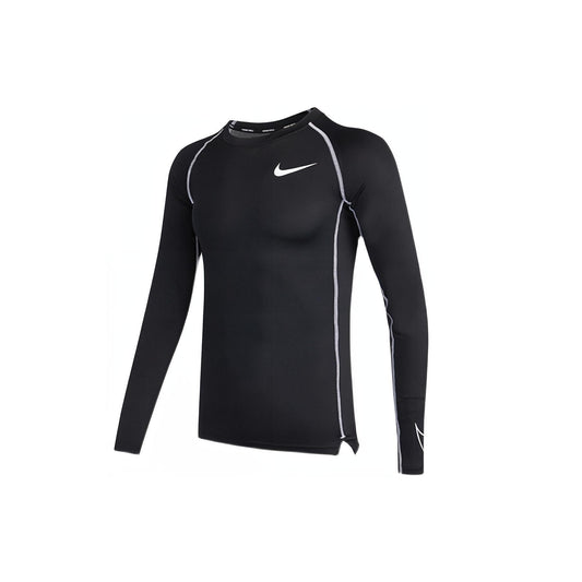 N|K£ PRO Dri-FIT Men's Tight-Fit Training Long Sleeve T-Shirt Black