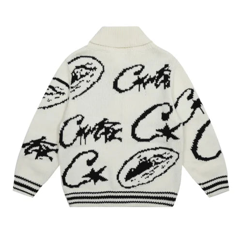 Corteiz VVS Jacquard Knit Zip Chosen mode