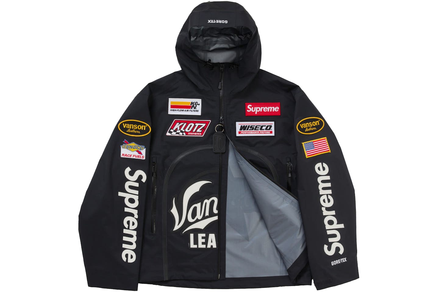 SVPR£M£ Vanson Leathers GORE-TEX Shell Jacket Chosen mode