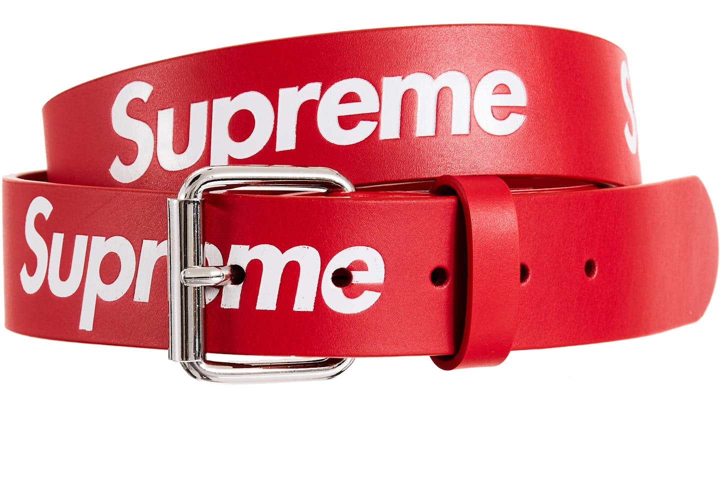 SVPR£M£ Repeat Leather Belt