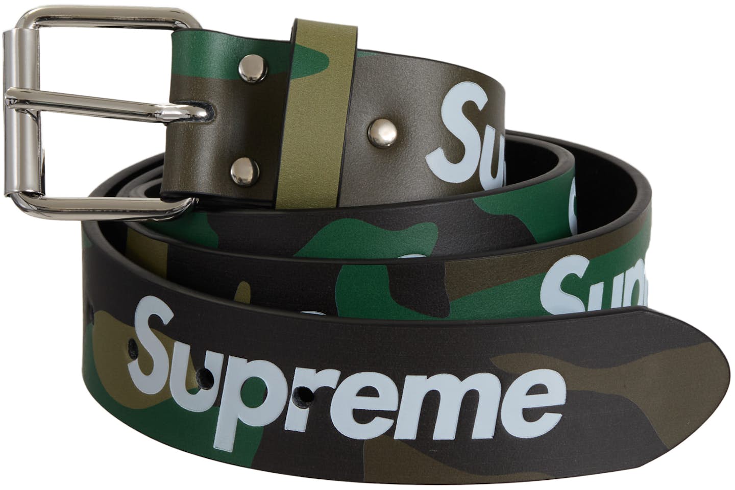 SVPR£M£ Repeat Leather Belt