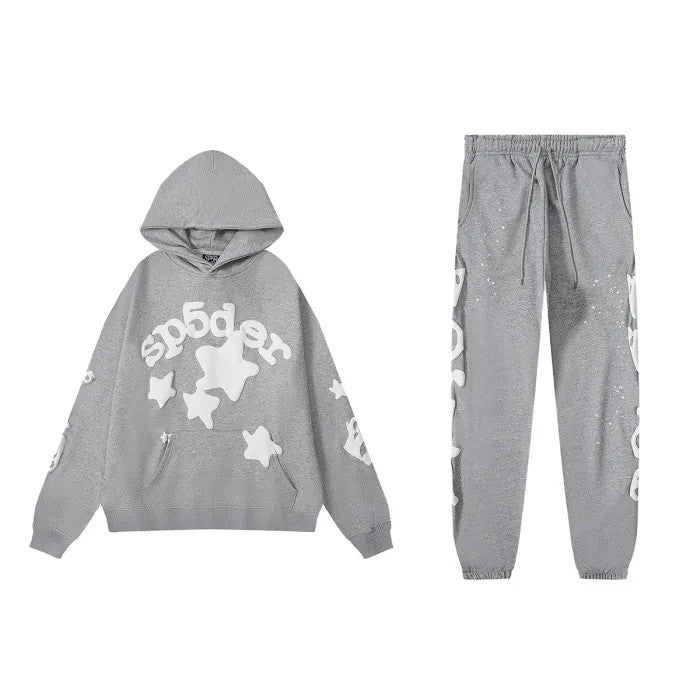 Sp5der Reflective Beluga tracksuit Chosen mode
