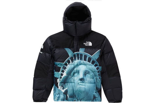 N0RTH FAC£ x SVPR£M£ Statue of Liberty Baltoro Jacket Black Chosen mode