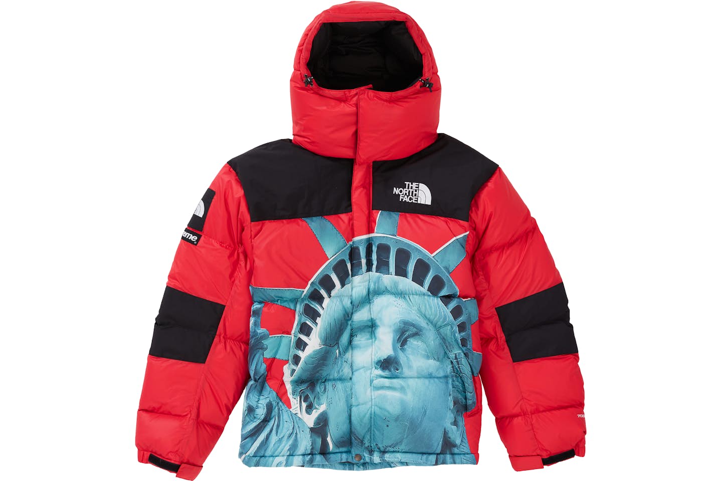 N0RTH FAC£ x SVPR£M£ Statue of Liberty Baltoro Jacket Black Chosen mode