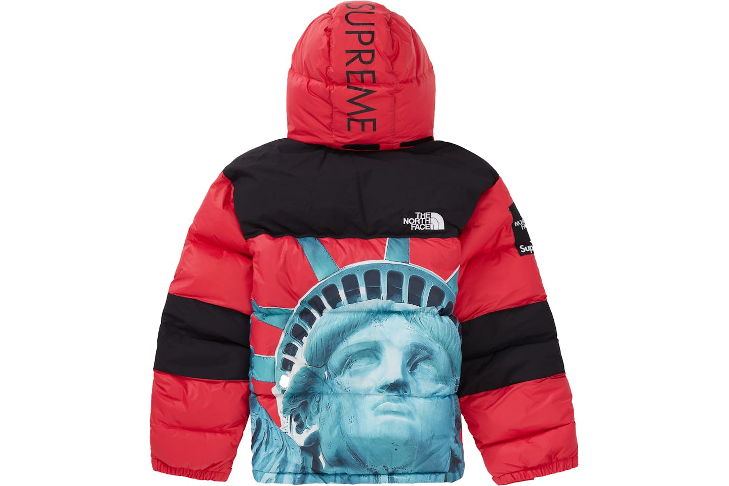 N0RTH FAC£ x SVPR£M£ Statue of Liberty Baltoro Jacket Black Chosen mode
