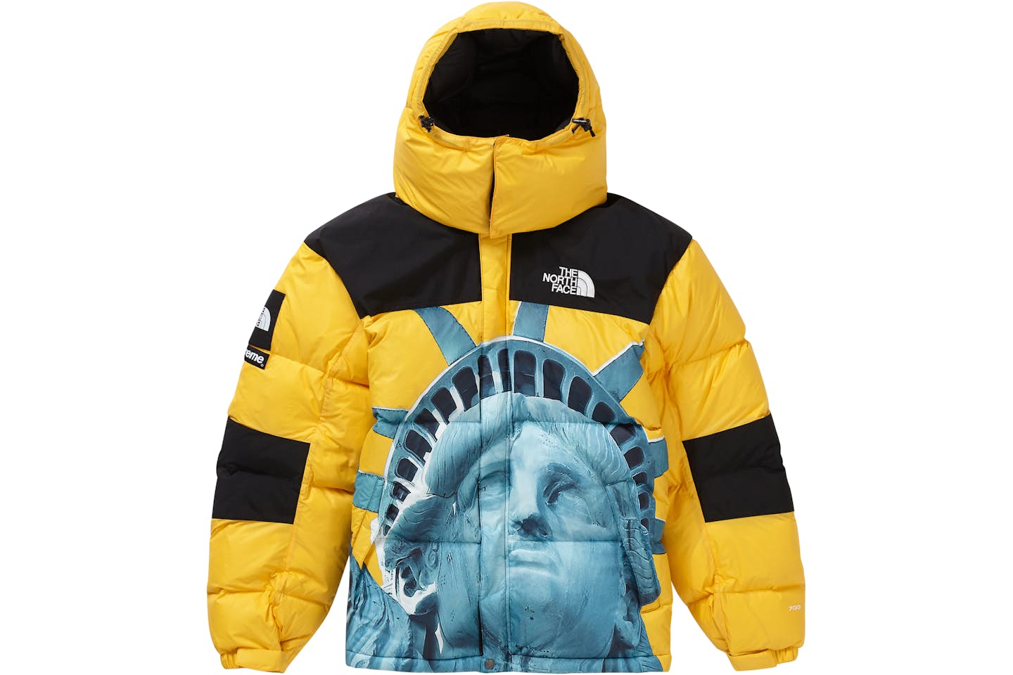 N0RTH FAC£ x SVPR£M£ Statue of Liberty Baltoro Jacket Black Chosen mode