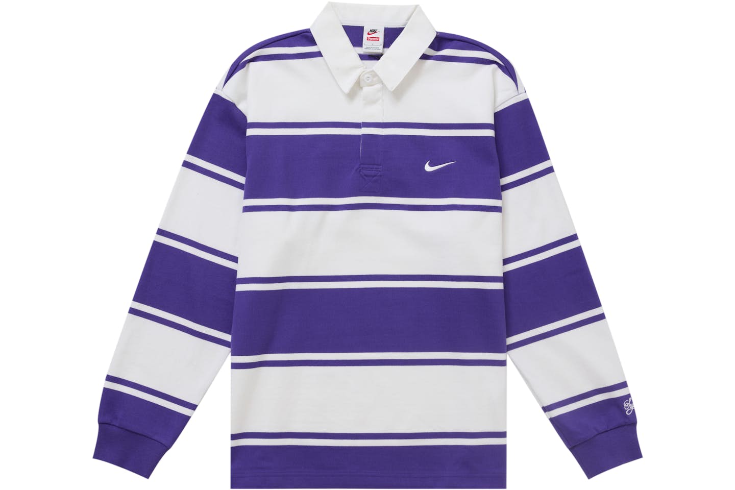 SVPR£M£ NlK£ Rugby Striped Red