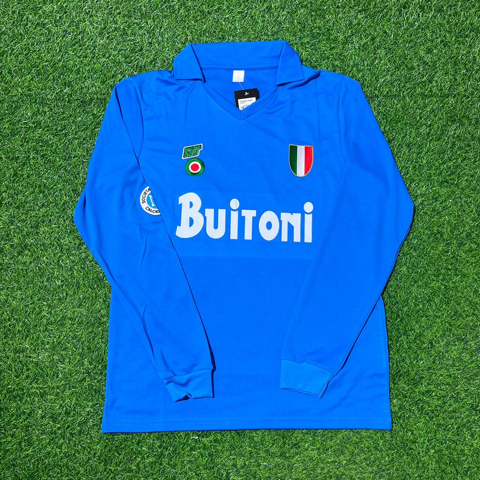 Napoli 1988/89 Long Sleeve Retro Vintage Football Jersey