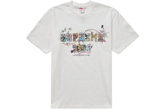 SVPR£M£ Varsity Tee white