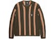 Stvssy x Patta Loose Gauge Striped Sweater Olive
