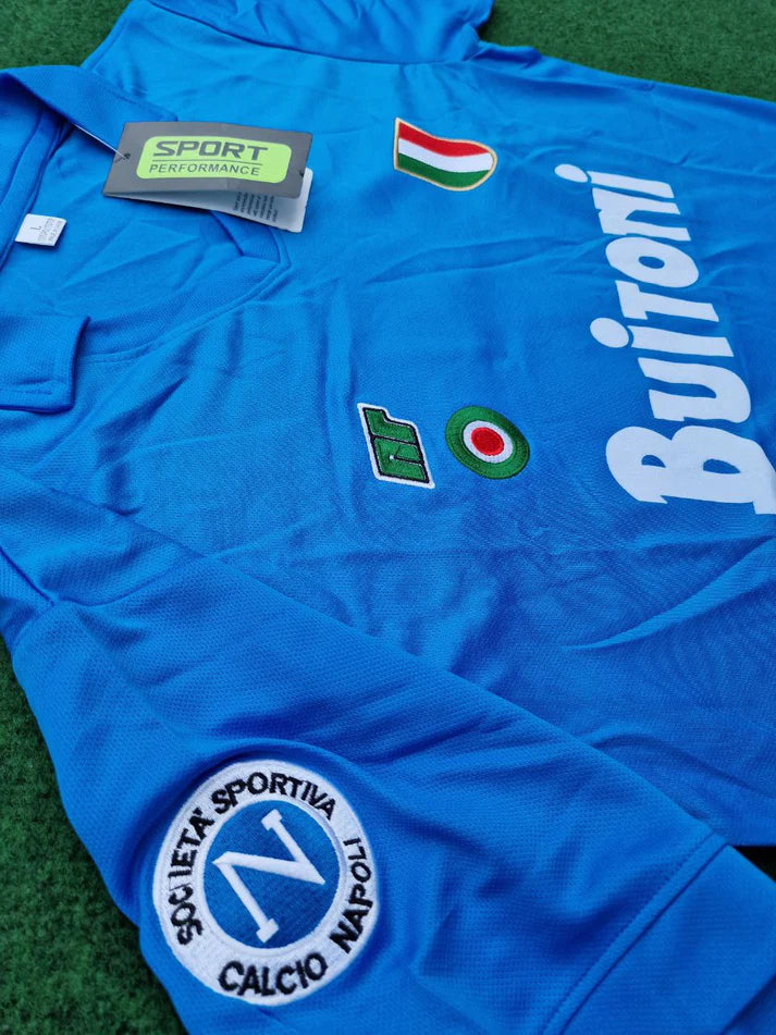 Napoli 1988/89 Long Sleeve Retro Vintage Football Jersey